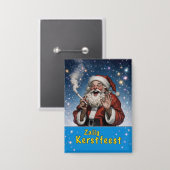 Zalig Kerstfeest Button (Voorkant / Achterkant)