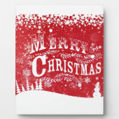 Zalig kerstfeest fotoplaat (Voorkant)