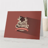 Zalig kerstfeest kaart (Voorkant)