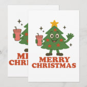Zalig kerstfeest kaart (Voorkant / Achterkant)