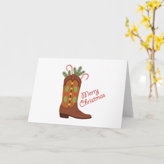 Zalig kerstfeest kaart (Gele Bloem)