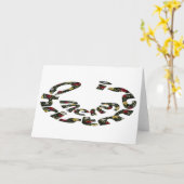 Zalig kerstfeest kaart (Gele Bloem)