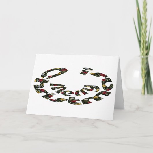 Zalig kerstfeest kaart (Voorkant)