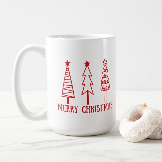 Zalig kerstfeest koffiemok (Met donut)