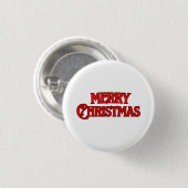 Zalig kerstfeest ronde button 3,2 cm (Voorkant /achterkant)