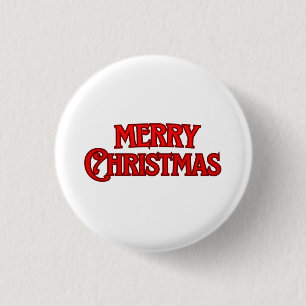 Zalig kerstfeest ronde button 3,2 cm