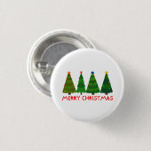 Zalig kerstfeest ronde button 3,2 cm (Voorkant /achterkant)