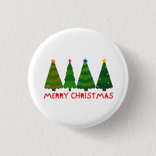 Zalig kerstfeest ronde button 3,2 cm (Voorkant)