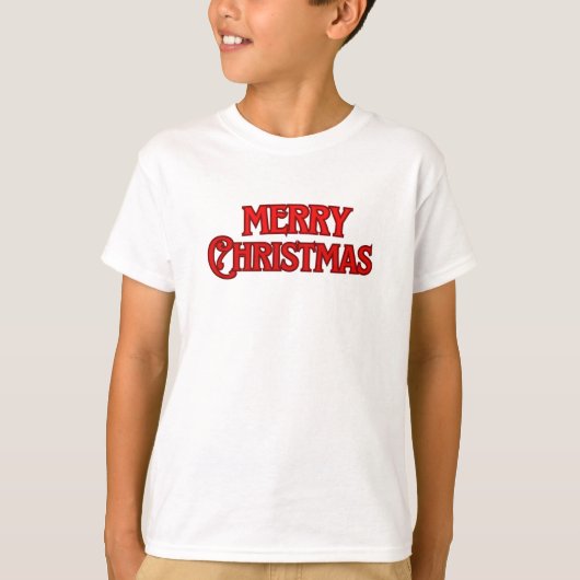 Zalig kerstfeest t-shirt (Voorkant)