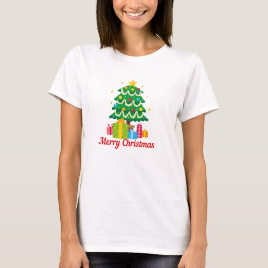 Zalig kerstfeest t-shirt (Voorkant)