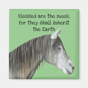 Zalig zijn de zachtmoedige paarden magneet