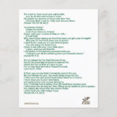 Zalig zijn wie hongeren en dorsten flyer (Achterkant)