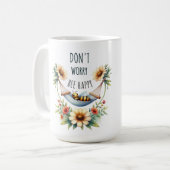 Zalige bijentuin koffiemok (Voorkant links)