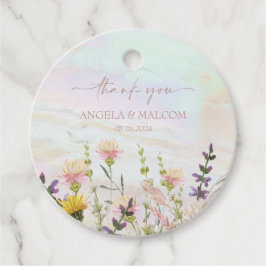 Zalige Blooms Bruiloft Bedankjes Labels