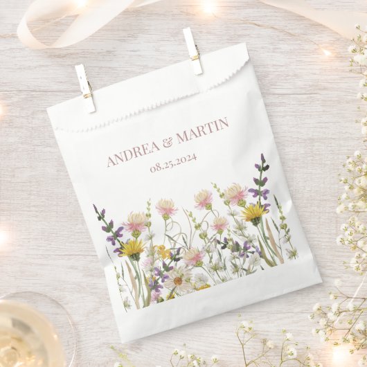Zalige Blooms Bruiloft Bedankzakje (Geknipt)