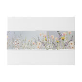 Zalige Blooms Bruiloft Uitnodigingen Wikkel (Achterkant Voorbeeld)