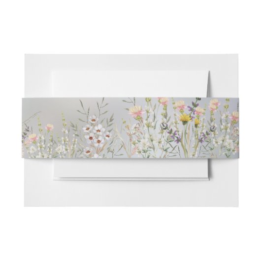 Zalige Blooms Bruiloft Uitnodigingen Wikkel (Voorkant Voorbeeld)