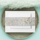 Zalige Blooms Bruiloft Uitnodigingen Wikkel