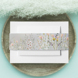 Zalige Blooms Bruiloft Uitnodigingen Wikkel