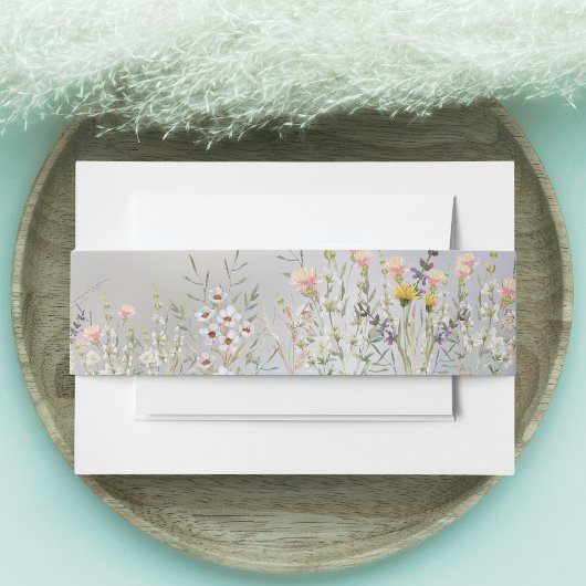 Zalige Blooms Bruiloft Uitnodigingen Wikkel