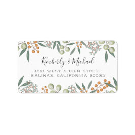 Zalige Bounty Botanische Bruiloft Retouradres Etiket