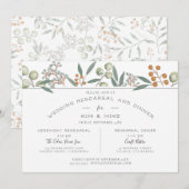 Zalige Bounty Botanische Huwelijksrepetitie Kaart (Voorkant / Achterkant)