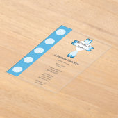 zalige doop acryl uitnodigingen (Laagn)