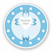 zalige doop sticker (Voorkant)