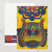 Zalige Hippo Blank Note Kaart (Voorkant / Achterkant)