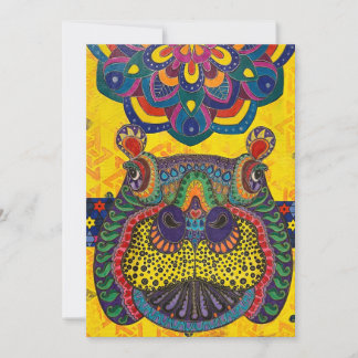 Zalige Hippo Blank Note Kaart