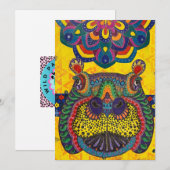 Zalige Hippo Blank Note Kaart (Voorkant / Achterkant)