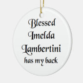 zalige imelda lambertini keramisch ornament (Links)