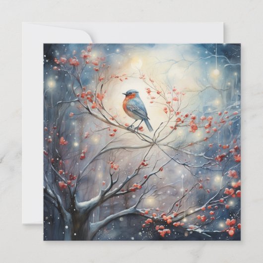 Zalige Kerstmis Harmonie Feestdagenkaart (Voorkant)