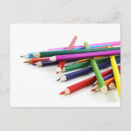 Zalige kleuren briefkaart