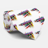 Zalige Kleuren Stropdas (Opgerold)