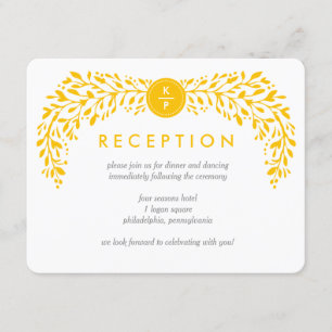 Zalige Laurel EDITABLE COLOR Enclosure Kaart