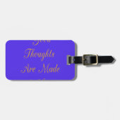 Zalige Reflecties: Goede Gedachten van Liefde Bagagelabel (Voorkant horizontaal)