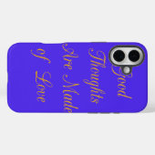 Zalige Reflecties: Goede Gedachten van Liefde Case-Mate iPhone Case (Achterkant (horizontaal))