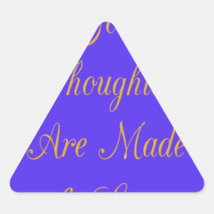 Zalige Reflecties: Goede Gedachten van Liefde Sticker