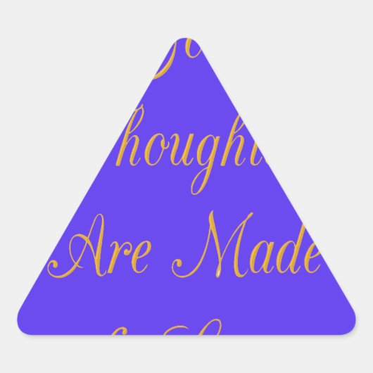 Zalige Reflecties: Goede Gedachten van Liefde Sticker (Voorkant)