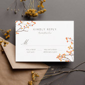 Zalige takken bruiloft RSVP