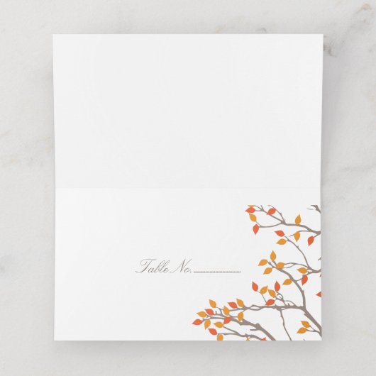 Zalige takken plaatskaartje (Binnenkant ongevouwen)