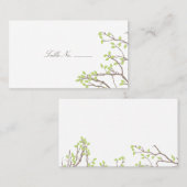 Zalige takken tafel escorte plaatskaartje (Voorkant / Achterkant)