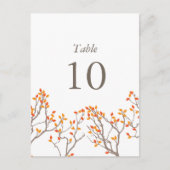 Zalige takken Tafelnummers (Voorkant)