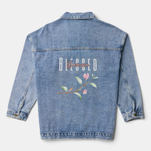zalige vrouw denim jacket