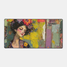 Zalige vrouw in Kimono