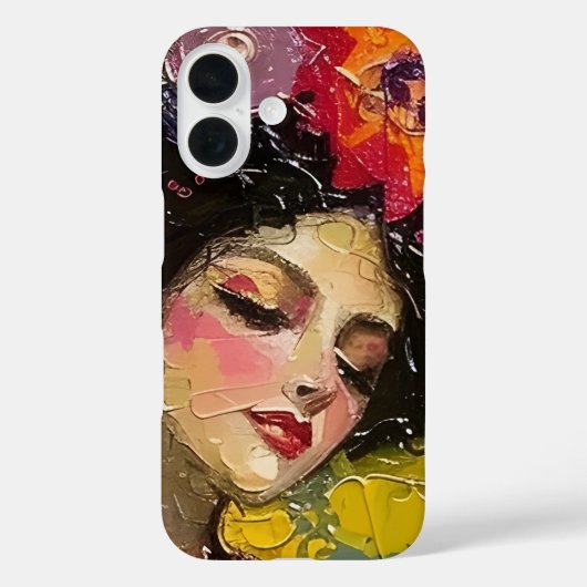 Zalige vrouw in Kimono Case-Mate iPhone Case (Achterkant)