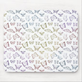 Zalige Waterverf vlinders Muismat (Voorkant)