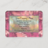 Zaligheid 3.5 van Barringer Elegante Beroeps Visitekaartje (Achterkant)