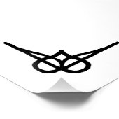 Zaligheid: Zalig zijn de zachtmoedigheid Perfect Poster (Hoek)